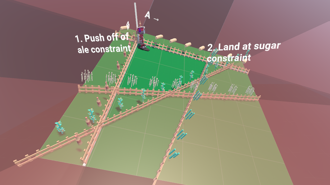 Plan to land at sugar constraint